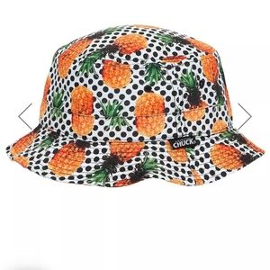 Original Chuck Dopples Bucket Hat. Pineapple Print. Size OS